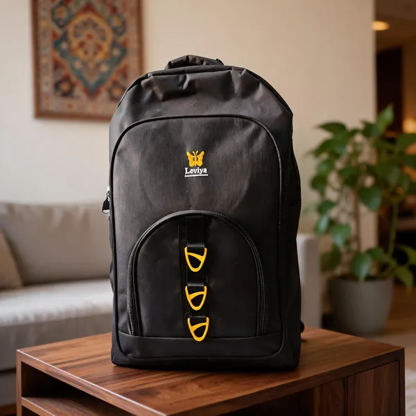 Black_Polyester_Casual_Backpack_For_Men_&_Women