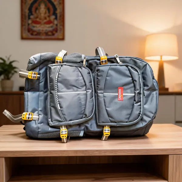 Grey_Polyester_Multi-Compartment_Backpack_For_Men_&_Women