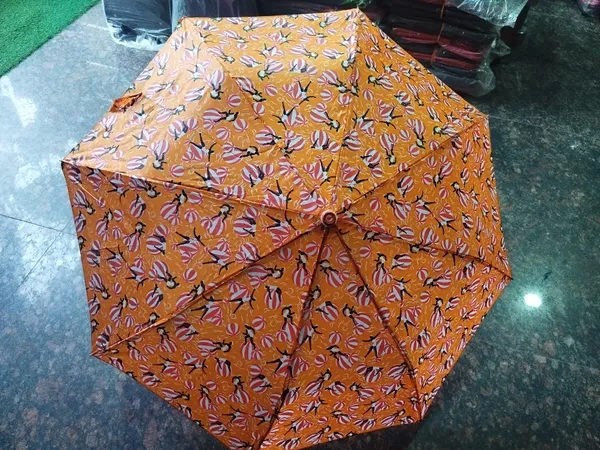 Orange_Polyester_Floral_Print_Folding_Umbrella_For_Adults