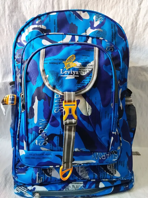 Blue_Polyester_Camouflage_Print_Casual_Backpack_For_Unisex