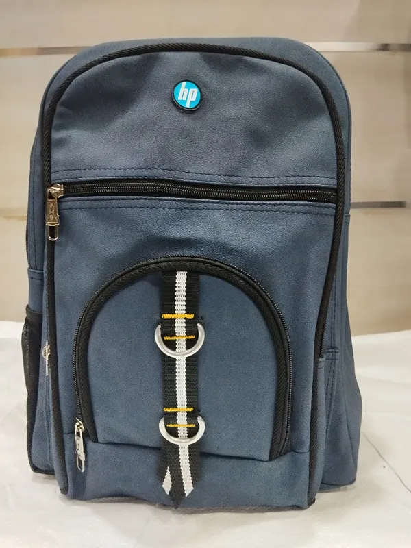 Blue_Polyester_Multi-Compartment_Backpack_For_Unisex
