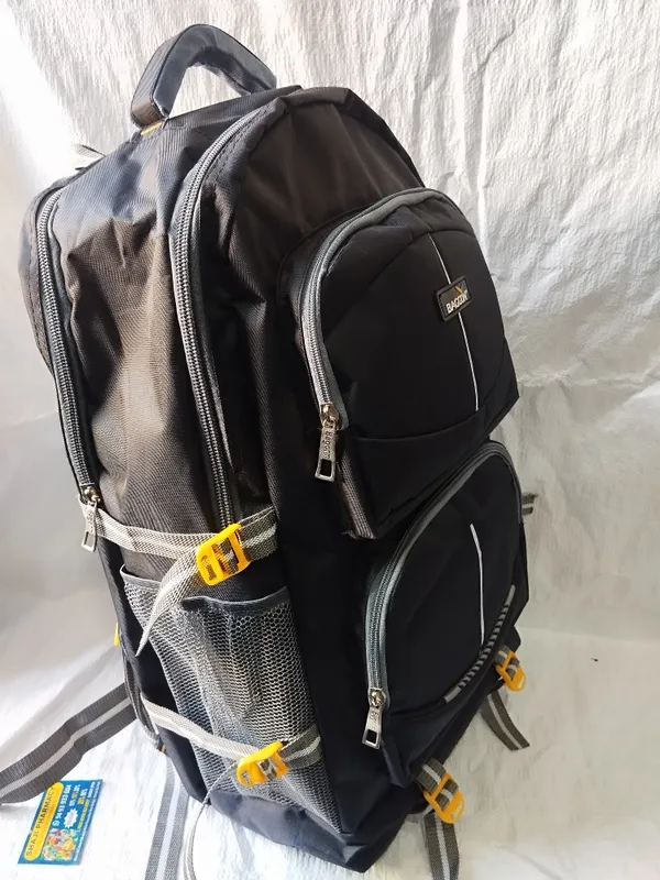 Black_Polyester_Multi-Pocket_Backpack_For_Adults