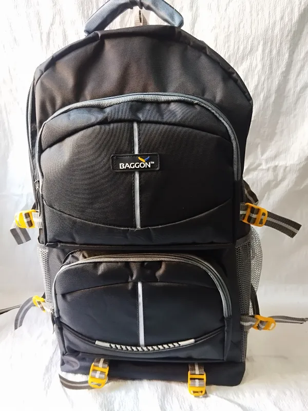 Black_Polyester_Multi-Pocket_Backpack_For_Adults