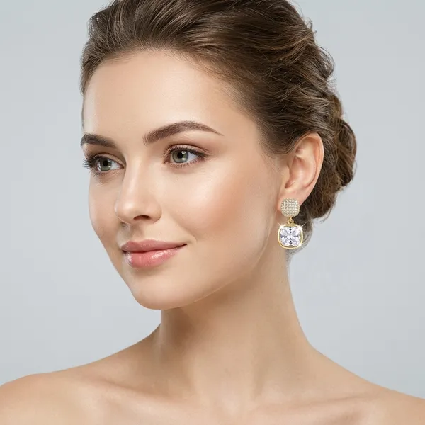Gold_Toned_Cubic_Zirconia_Studded_Square_Drop_Earrings_For_Women