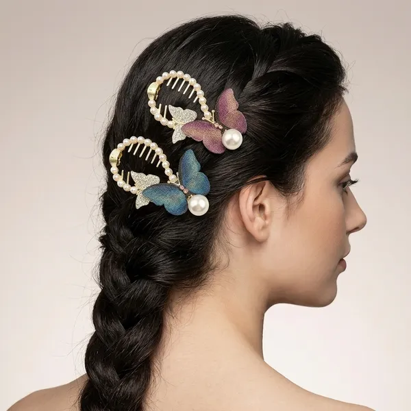 Gold_Pearl_Butterfly_Hair_Comb_Clip_For_Women