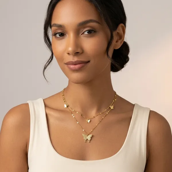 Gold_Layered_Butterfly_Pendant_Necklace_For_Women
