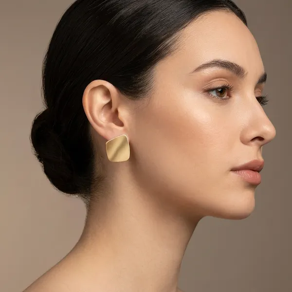 Gold_Toned_Geometric_Stud_Earrings_For_Women