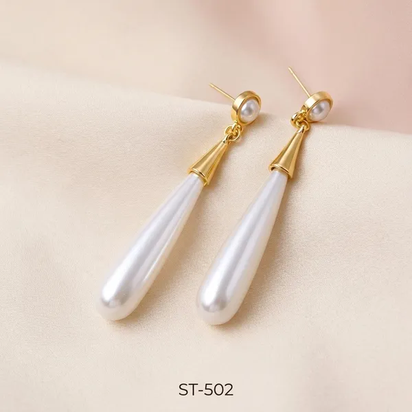 Gold_Toned_Pearl_Drop_Dangler_Earrings_For_Women