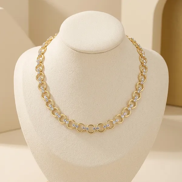 Rose_Gold_Chain_Link_Choker_Necklace_For_Women