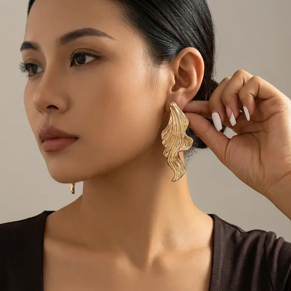 Gold_Toned_Wing_Design_Statement_Earrings_For_Women
