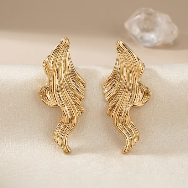 Gold_Toned_Wing_Design_Statement_Earrings_For_Women