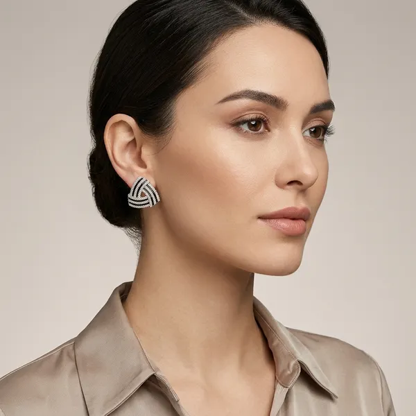 Silver_Toned_Studded_Triangle_Stud_Earrings_For_Women