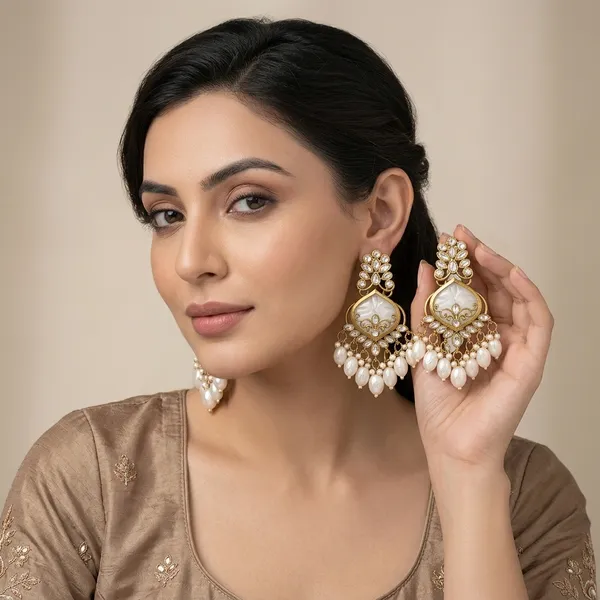 Gold_Toned_Kundan_Pearl_Drop_Chandbali_Earrings_For_Women