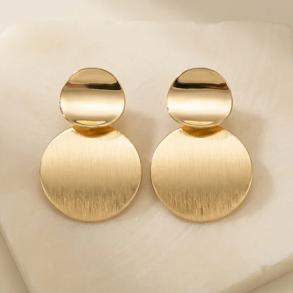 Gold_Toned_Round_Drop_Statement_Earrings_For_Women