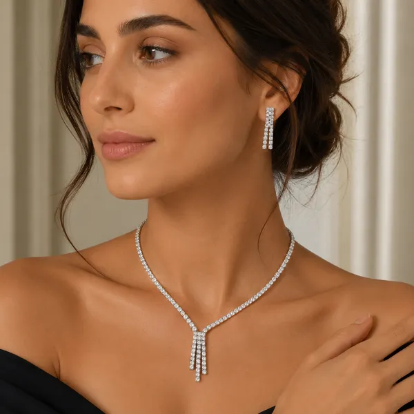 Silver_Rhinestone_Y_Chain_Necklace_And_Earrings_Set_For_Women