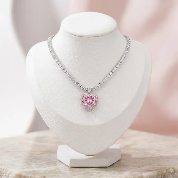 Silver_Pink_Heart_Pendant_Crystal_Necklace_For_Women