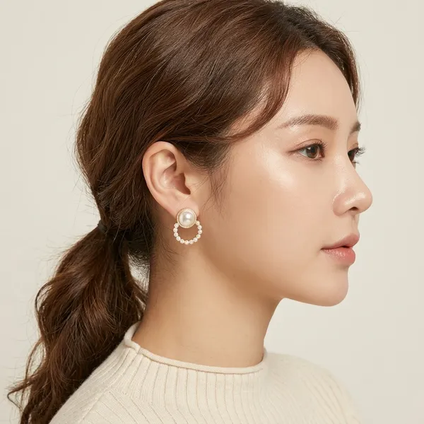 Gold_Pearl_Circle_Drop_Earrings_For_Women