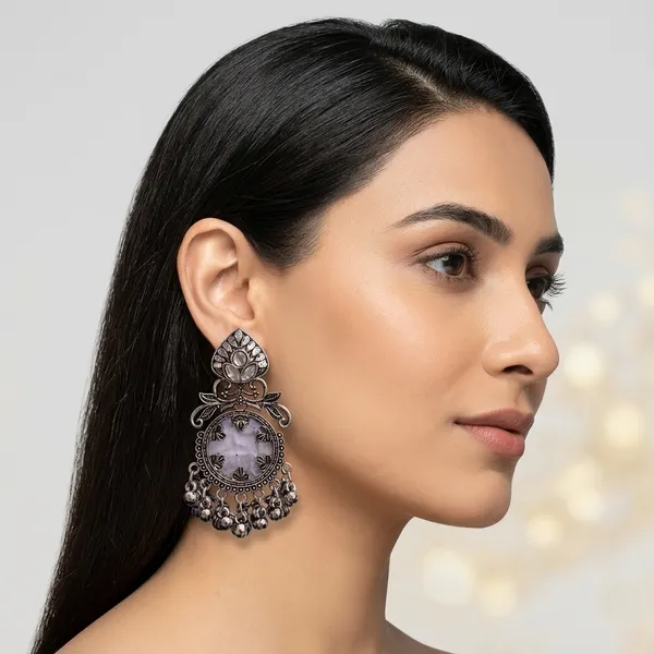 Silver_Oxidised_Kundan_Circular_Jhumka_Earrings_For_Women