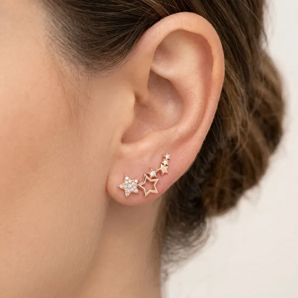 Gold_Star_Studded_Crawler_Earrings_For_Women