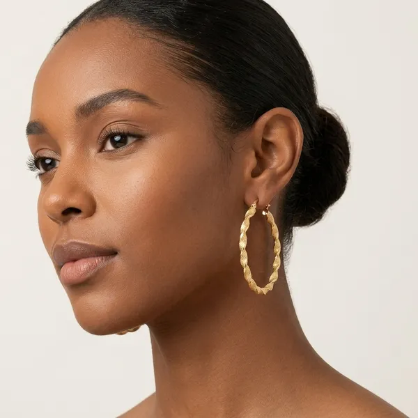Gold_Toned_Twisted_Large_Hoop_Earrings_For_Women