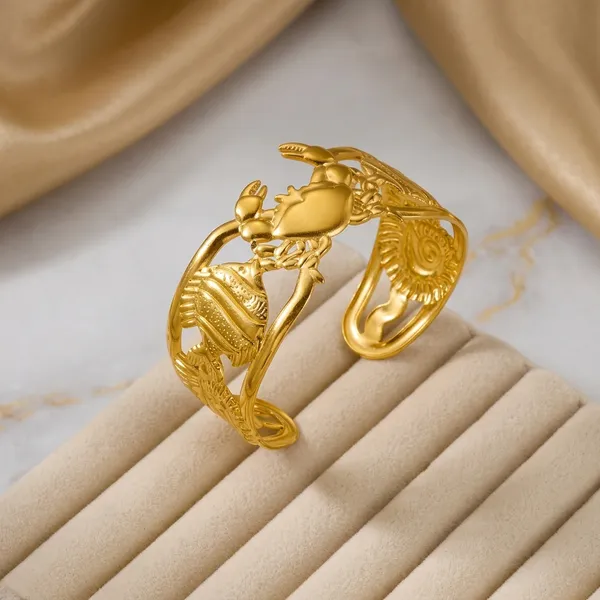 Gold_Toned_Dragon_Design_Adjustable_Ring_For_Women