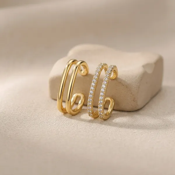 Gold_Toned_Double_Layer_Crystal_Ear_Cuff_Earring