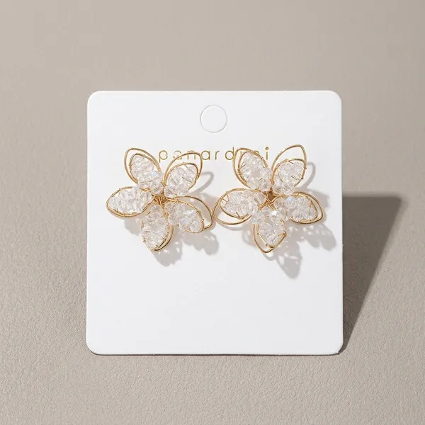 Gold_Toned_Crystal_Floral_Stud_Earrings_For_Women