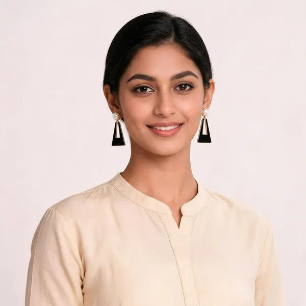 Black_Gold_Toned_Pearl_Drop_Earrings_For_Women