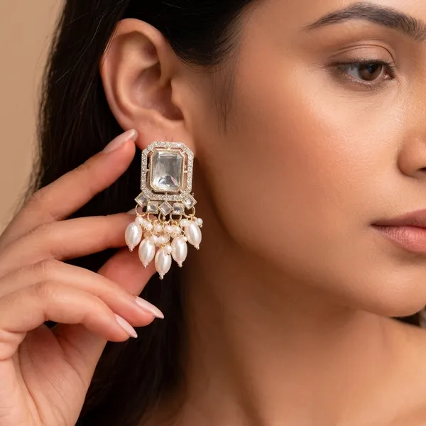Gold_Kundan_Pearl_Drop_Statement_Earrings_For_Women