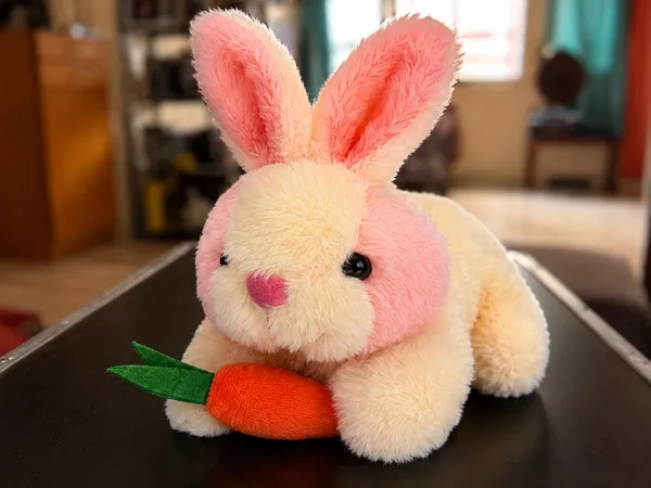 A_sweet_and_soft_little_bunny,_perfect_for_springtime_snuggles._Plush_Bunny_Toy_16cm
