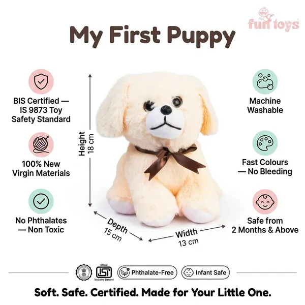 The_goodest_little_boy._A_tiny_plush_puppy_for_instant_joy._Plush_Puppy_Toy_18cm
