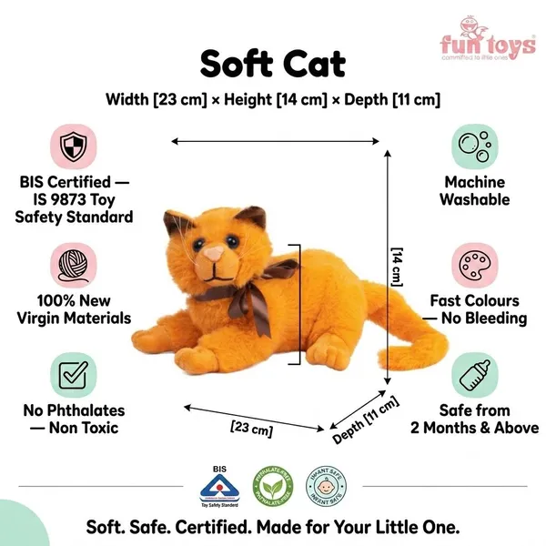 A_delightfully_soft_kitty_plush,_perfect_for_aesthetic_room_decor._Plush_Cat_Toy_14cm