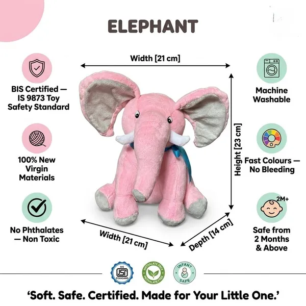A_pocket-sized_pachyderm._Sweet,_soft,_and_ready_for_adventure._Plush_Elephant_Toy_23cm