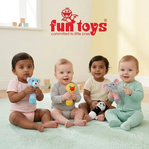FunToys_Plush_Animal_Rattle_Set_For_Kids