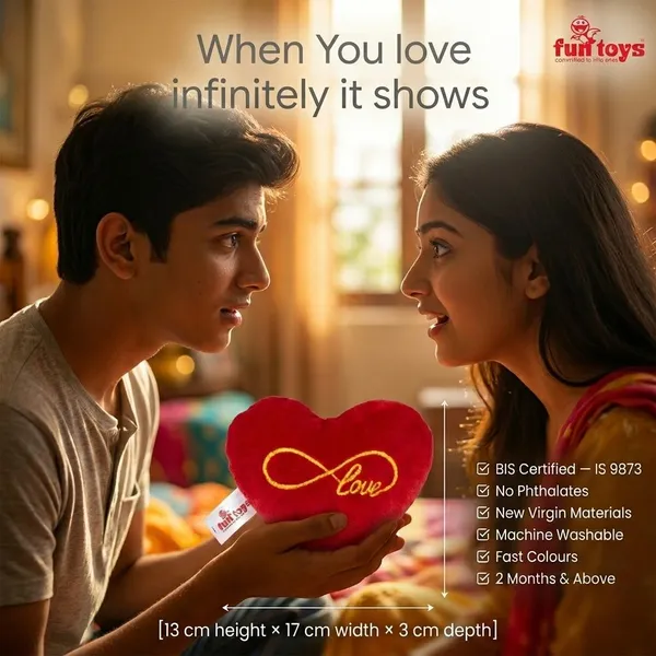 FunToys_Plush_Heart_Toy_For_Kids