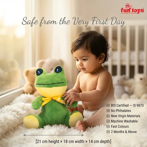 FunToys_Plush_Frog_Toy_For_Kids