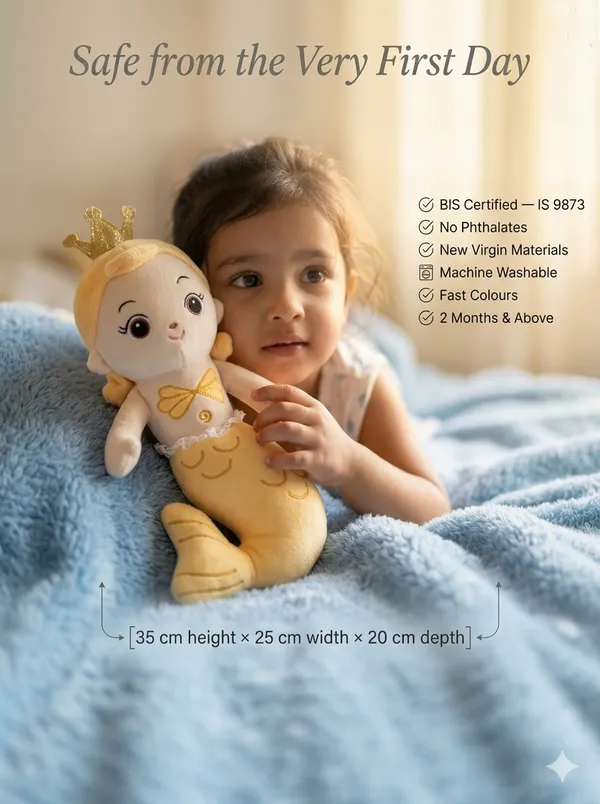 An_enchanting_mermaid_doll,_beautifully_crafted_for_magical_play._Plush_Mermaid_Doll_35cm