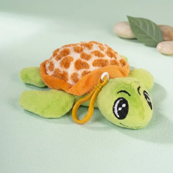 FunToys_Plush_Turtle_Bag_Charm_And_Plush_Dolphin_Toy_For_Kids_Pack_Of_2