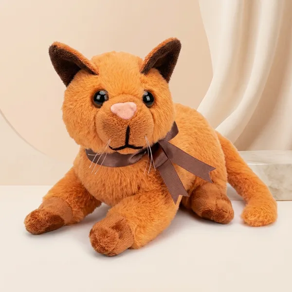 A_delightfully_soft_kitty_plush,_perfect_for_aesthetic_room_decor._Plush_Cat_Toy_14cm