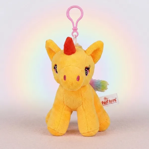 FunToys_Plush_Unicorn_Keychain_And_Plush_Elephant_Keychain_For_Kids_Pack_Of_2