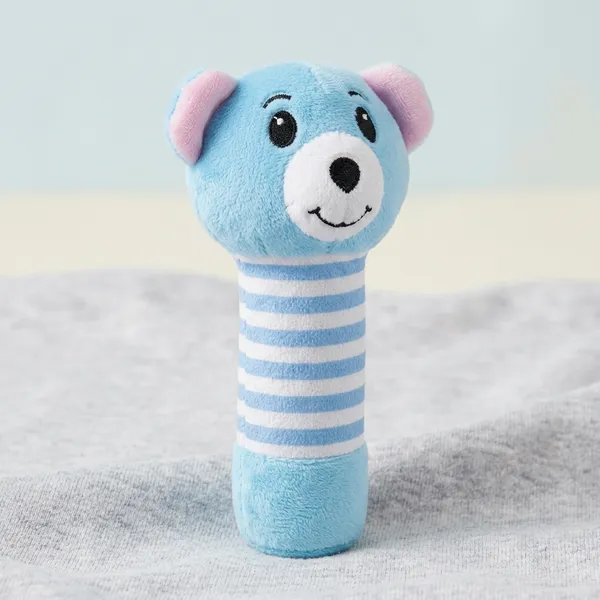 FunToys_Plush_Bear_Rattle_For_Kids