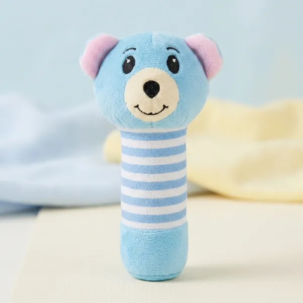 FunToys_Plush_Bear_Rattle_For_Kids