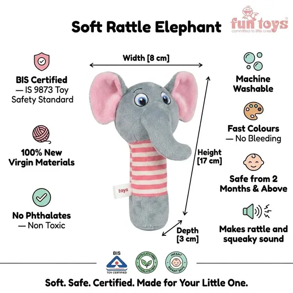 FunToys_Plush_Animal_Rattle_Set_For_Kids