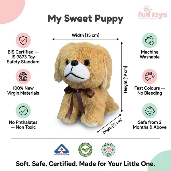 Woof._A_tiny,_floppy-eared_pup_looking_for_a_loving_home._Plush_Puppy_Toy_19cm