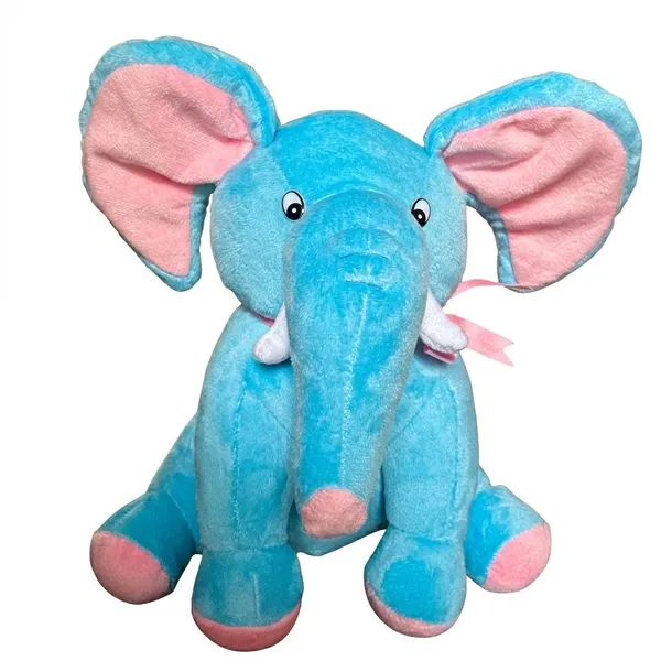 A_beautiful_blue_elephant_plush,_as_soft_as_a_cloud._Plush_Elephant_BLUE_23cm