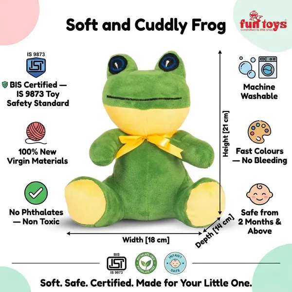 FunToys_Plush_Frog_Toy_For_Kids