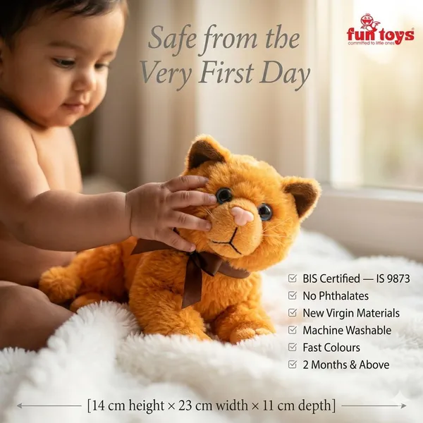 A_delightfully_soft_kitty_plush,_perfect_for_aesthetic_room_decor._Plush_Cat_Toy_14cm