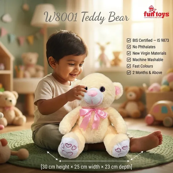 A_beautifully_soft_and_generously_sized_teddy_for_the_best_snuggles._Plush_Teddy_Bear_30_cm
