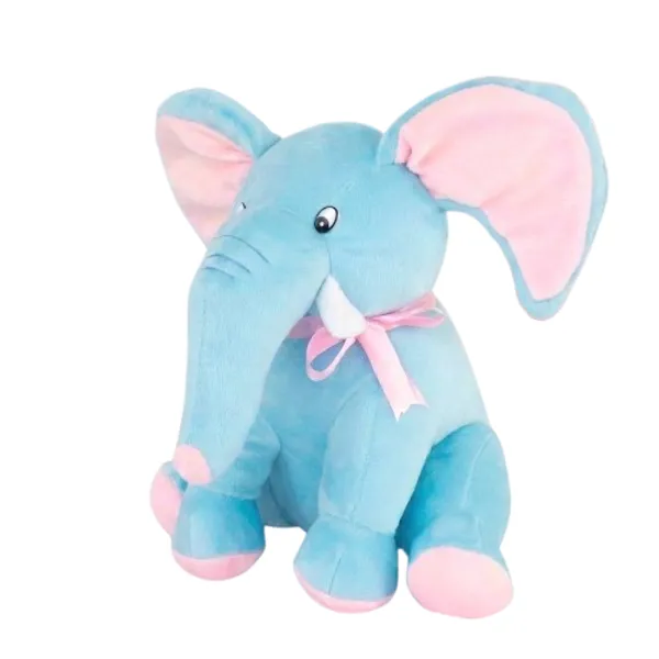 A_beautiful_blue_elephant_plush,_as_soft_as_a_cloud._Plush_Elephant_BLUE_23cm