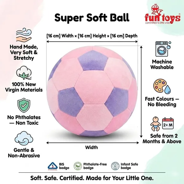 FunToys_Plush_Football_And_Plush_Football_For_Kids_Pack_Of_2